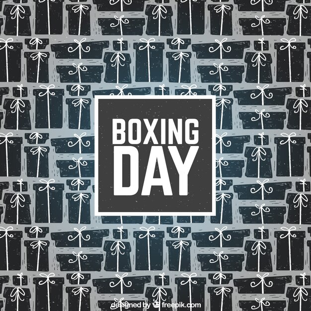 Boxing day discounts background