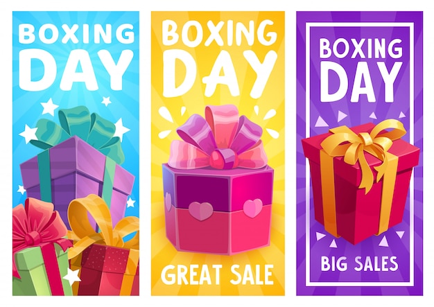 Boxing day  presents, great sale promo gifts