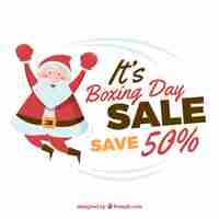 Free vector boxing day sale background