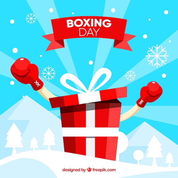 Boxing day sale background