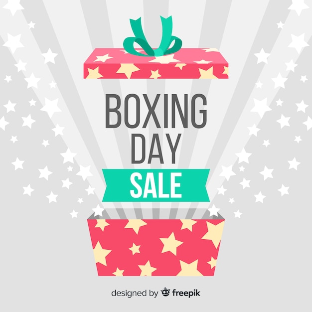 Boxing day sale background