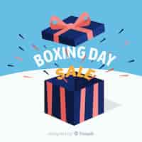 Free vector boxing day sale background