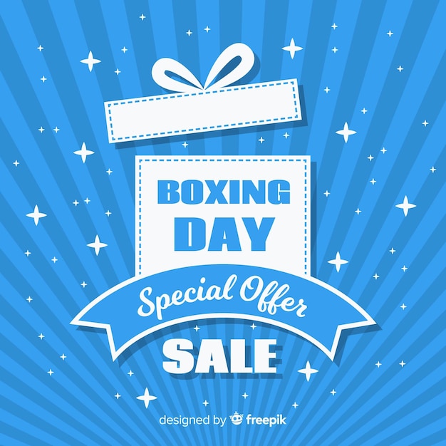 Boxing day sale background