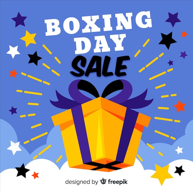 Boxing day sale background