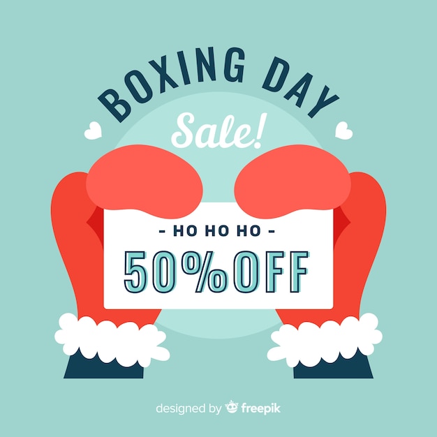 Boxing day sale background