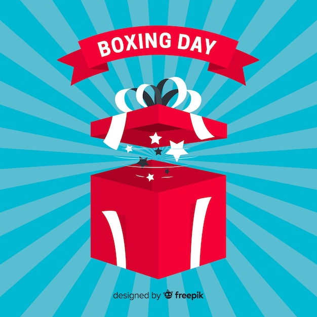 Boxing day sale background