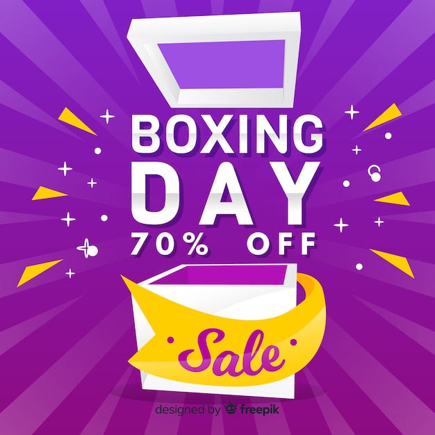 Boxing day sale background