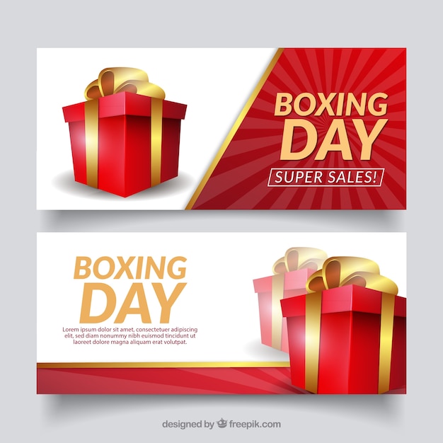 Boxing day sale banner