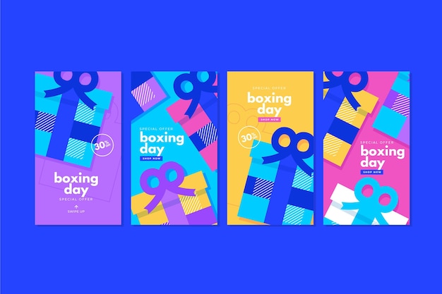 Boxing day sale instagram stories collection