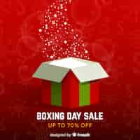 Free vector boxing day sale