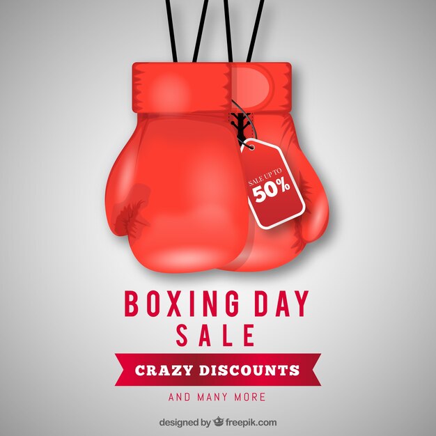 Boxing day sales background
