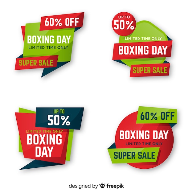 Boxing day super sale labels collection