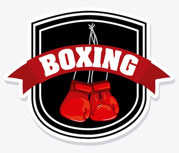 Free vector boxing simple element