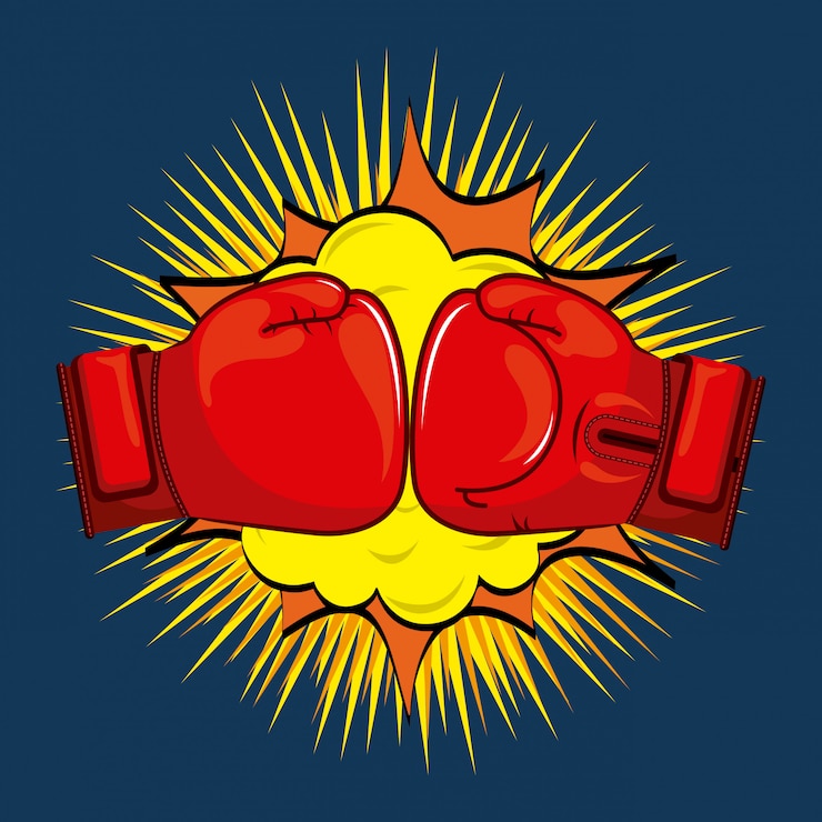 Free Vector boxing simple element