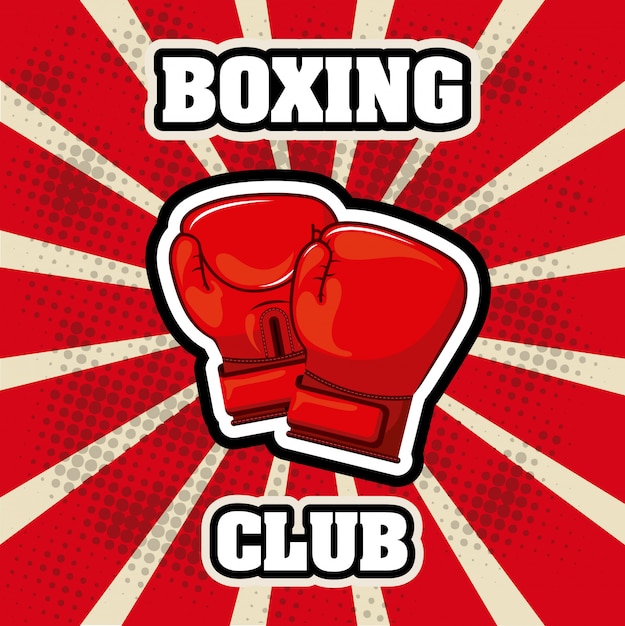 Free vector boxing simple element