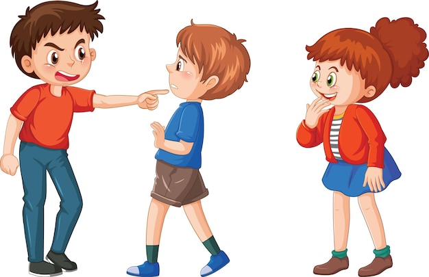 Kids Fighting Stock Illustrations – 1,390 Kids Fighting Stock  Illustrations, Vectors & Clipart - Dreamstime