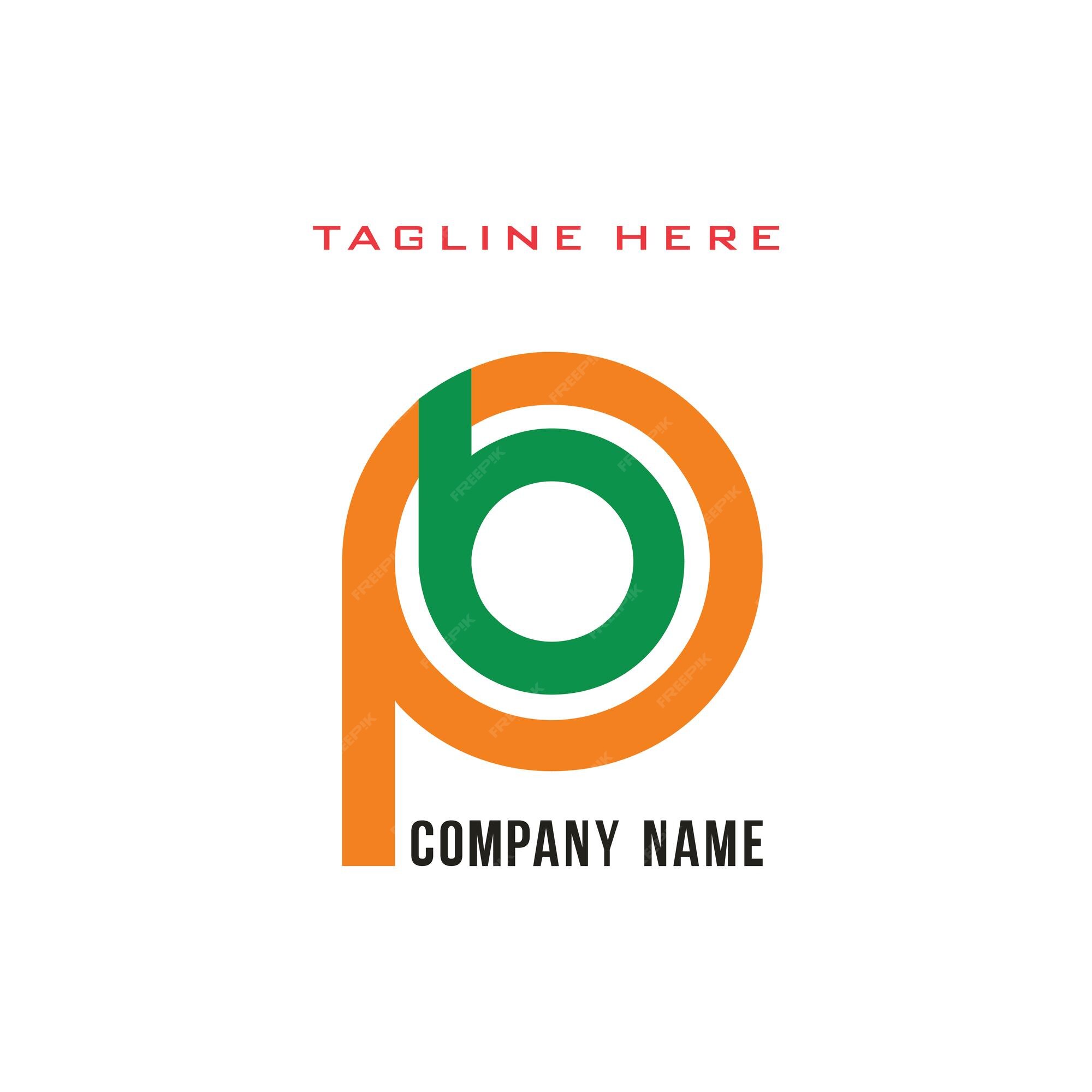 Premium Vector | Bp lettering logo is simple easy to understand and