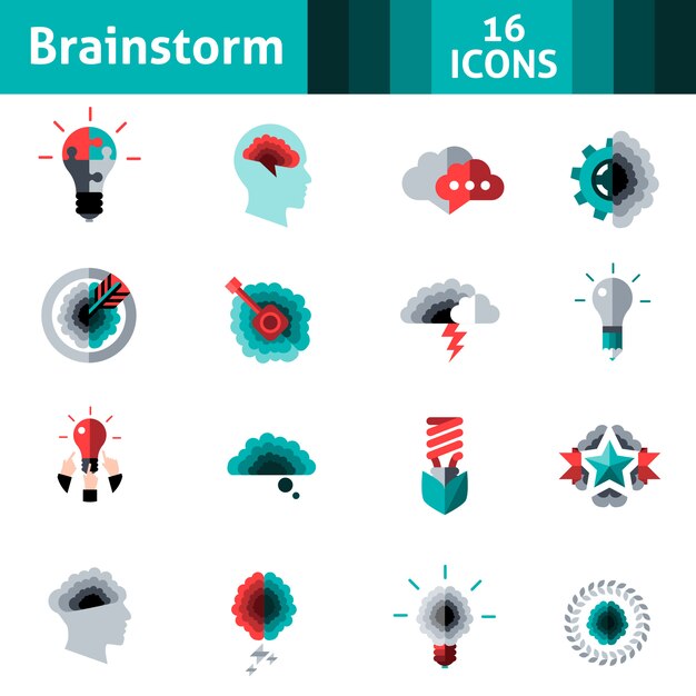 Brainstorm Icons Set