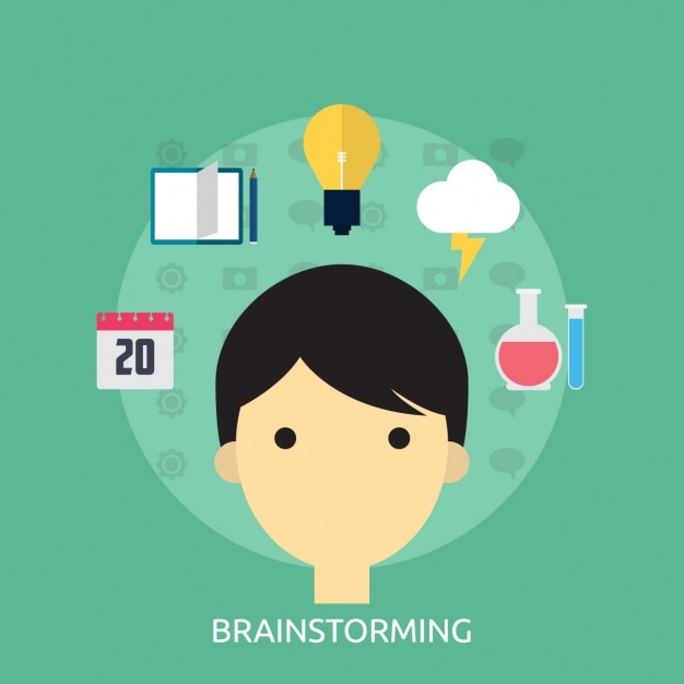 Free Vector brainstorming background design