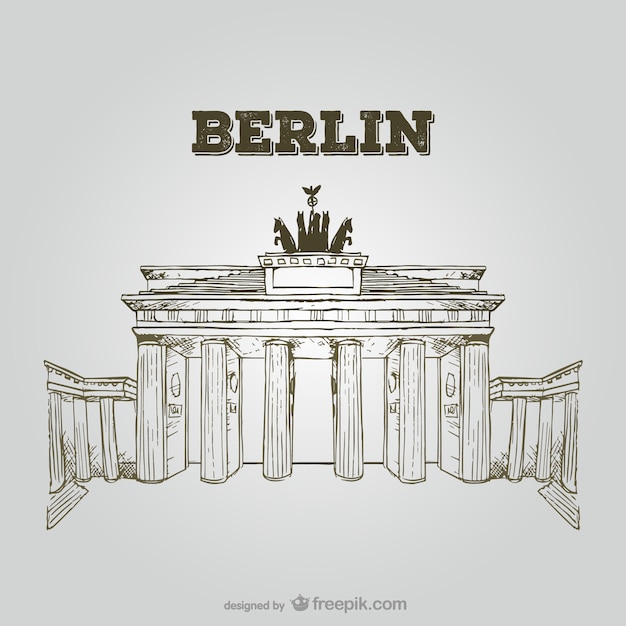 Free vector brandenburg gate