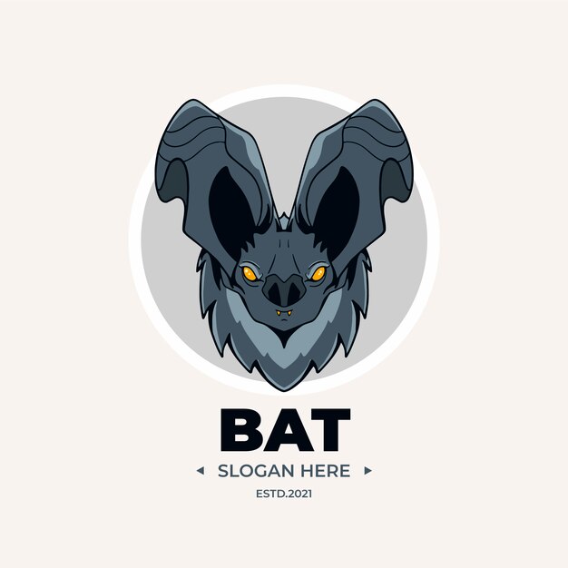 Branding bat logo template