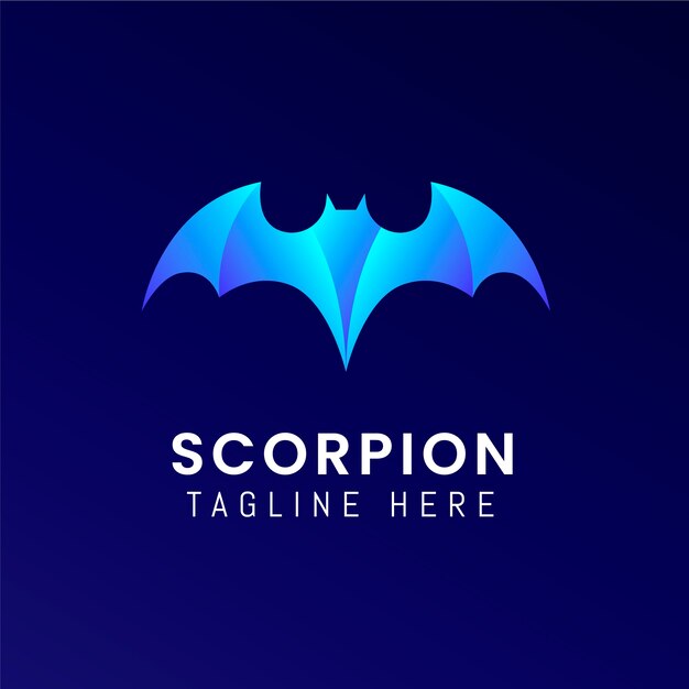 Branding bat logo template