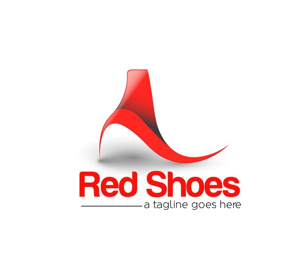 Векторный дизайн логотипа корпоративной обуви