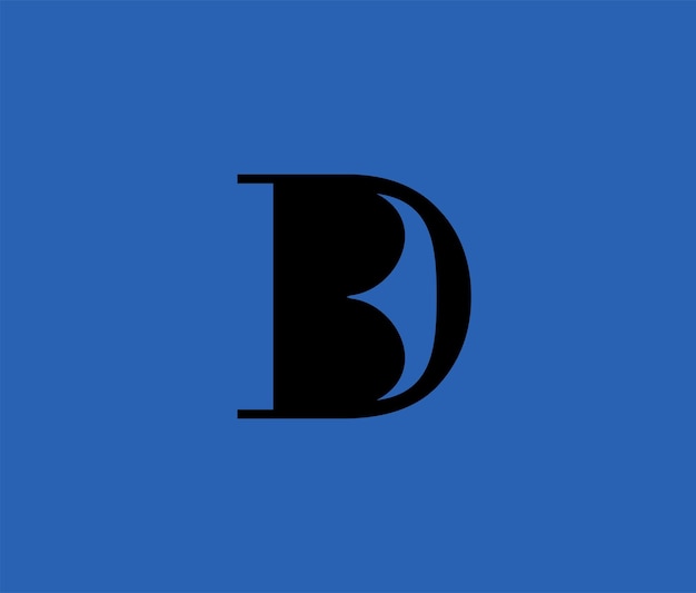 Branding Identity Corporate vector logo B D design