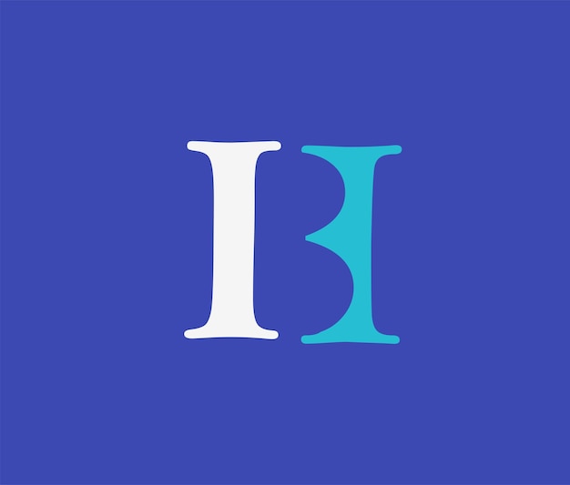 Бесплатное векторное изображение Фирменный стиль корпоративный векторный логотип bh дизайн