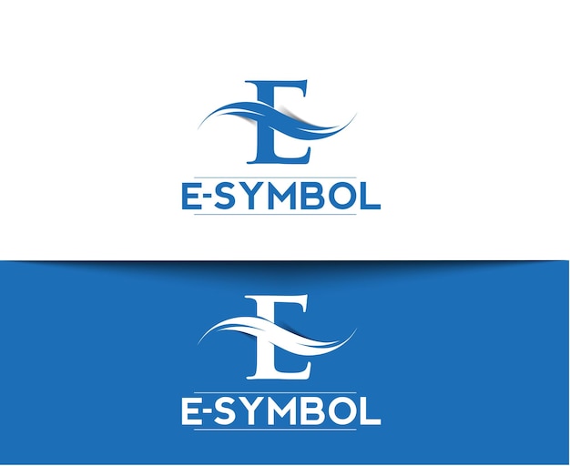 Branding identity corporate vector logo letter E design
