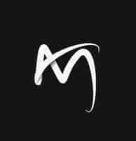 Vettore gratuito branding identity corporate vector logo m design