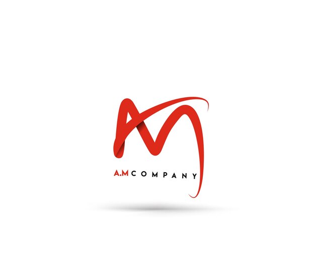 Branding Identity Corporate Vector Logo M Design.