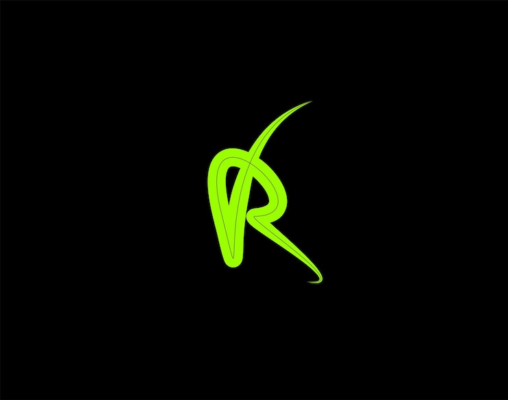 Free Vector branding identity corporate vector logo r design