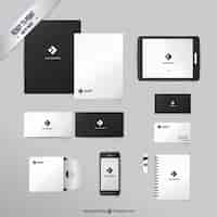 Free vector branding identity template