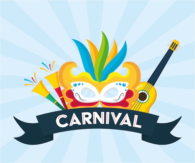 Brazil carnival festival background