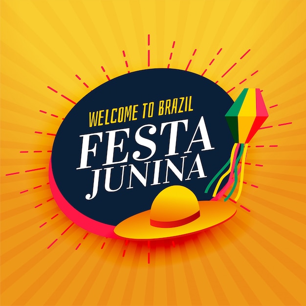 Brazil festa junina celebration background