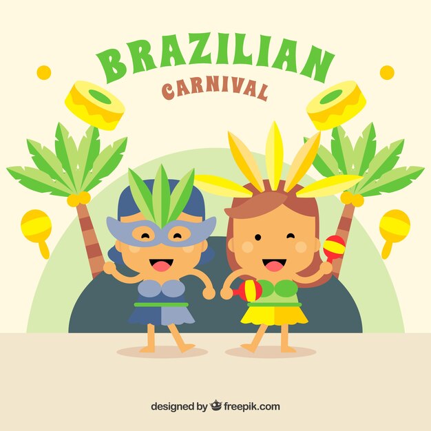 Brazilian carnival background