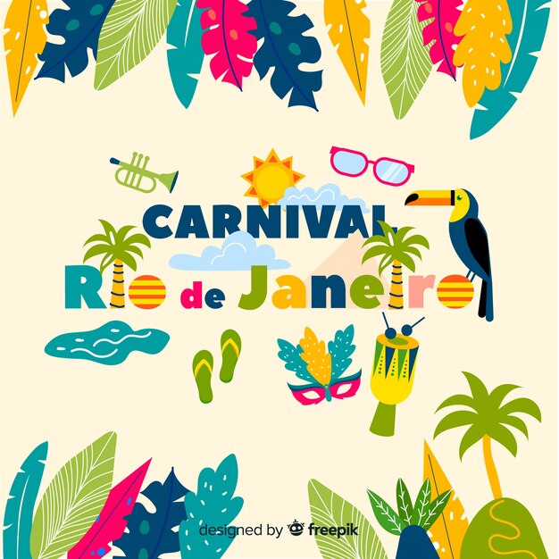 Brazilian carnival background