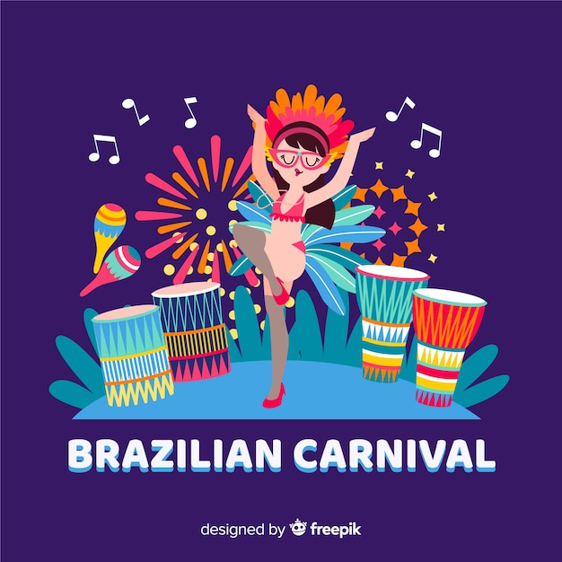 Brazilian carnival background