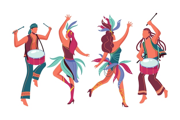 Brazilian carnival event dancer collection