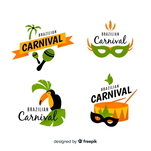 Brazilian carnival label collection