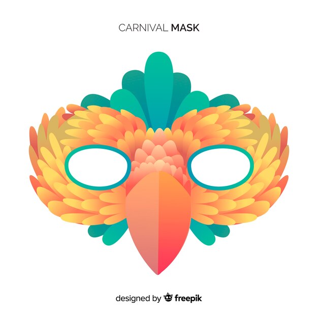 Brazilian carnival mask