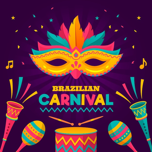 Тема бразильского карнавала для вечеринки