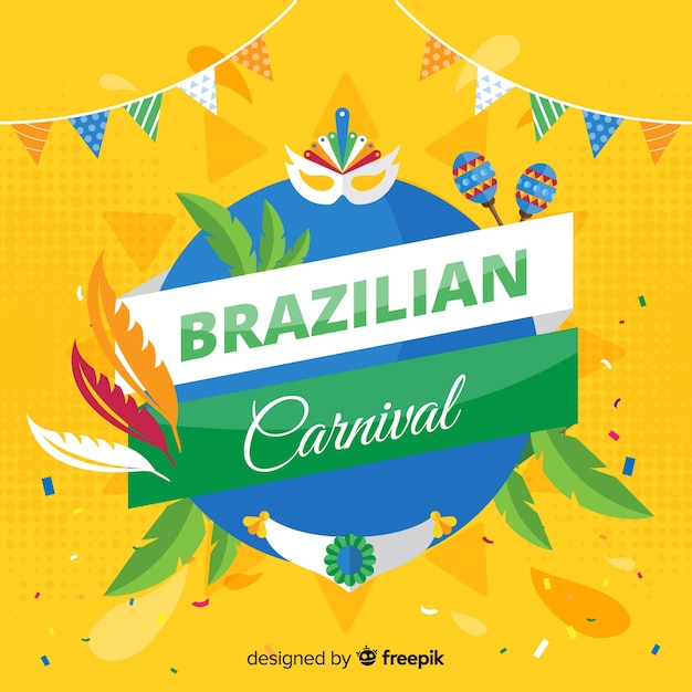 Vettore gratuito carnevale brasiliano