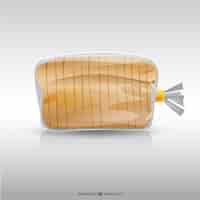 Free vector bread bag illustration