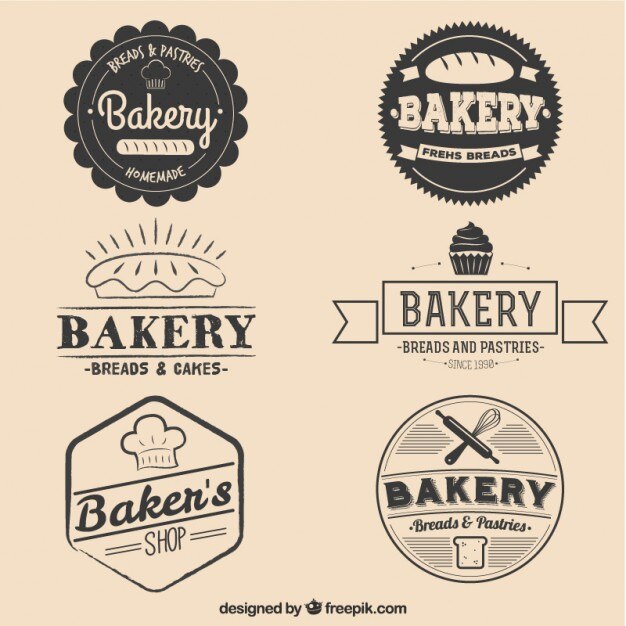 Breads and cakes badges