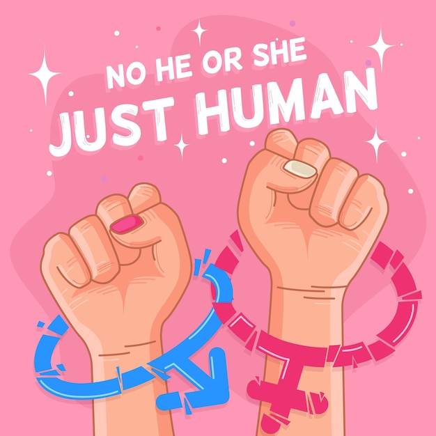 Free vector break gender norms