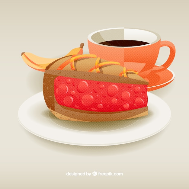 Breakfast background design