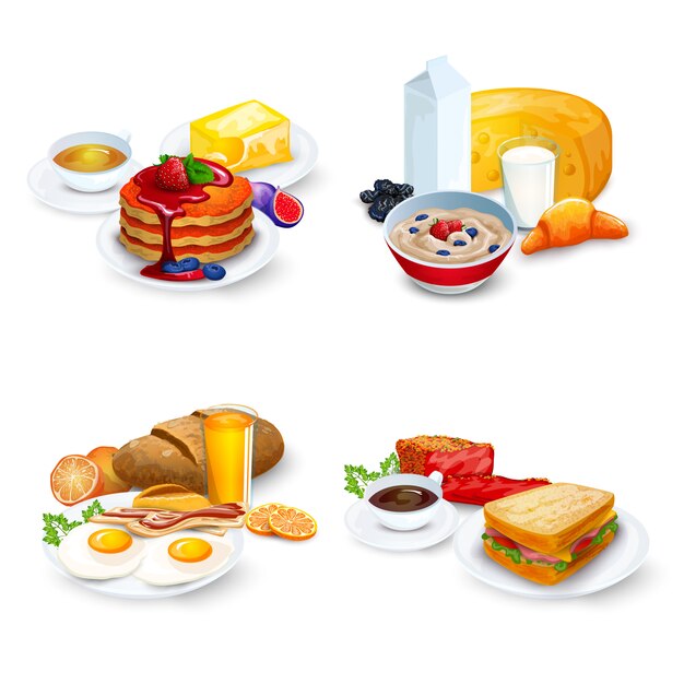 Breakfast Compositions Set