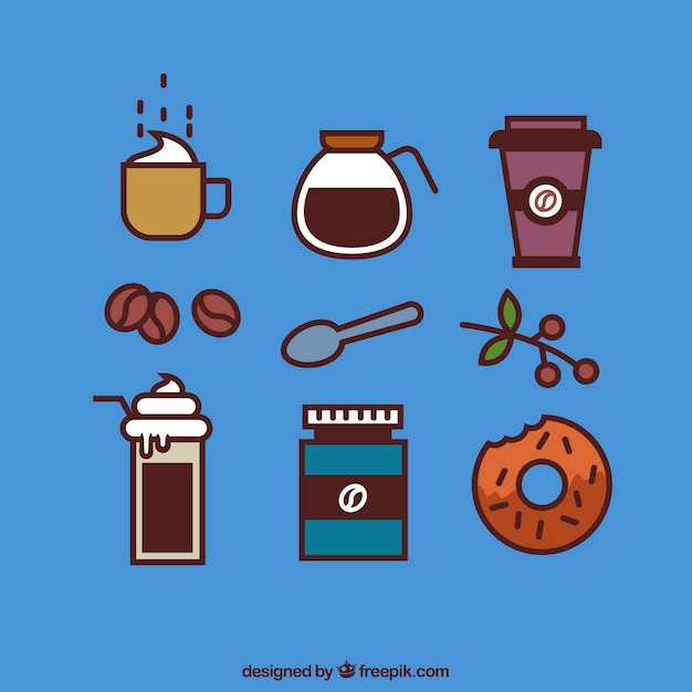 Breakfast icons